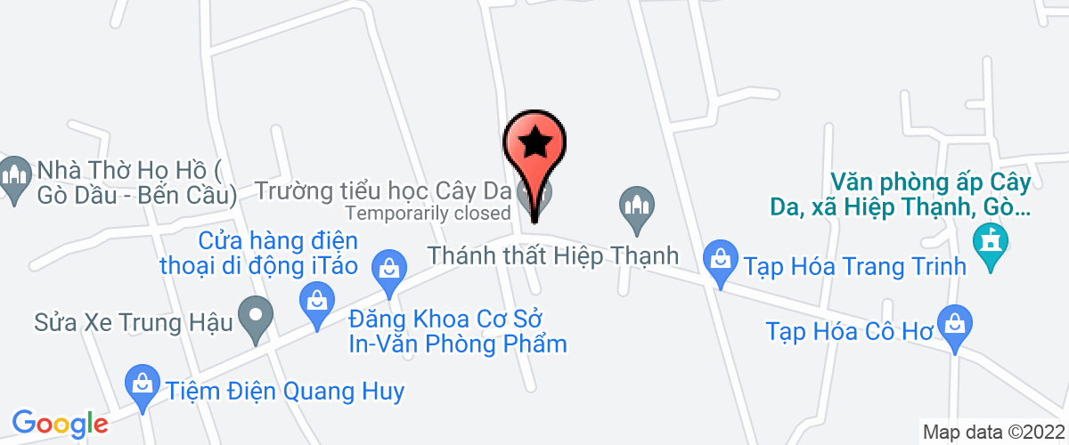 Bản đồ đến địa chỉ Công Ty TNHH MTV Thái Nhã