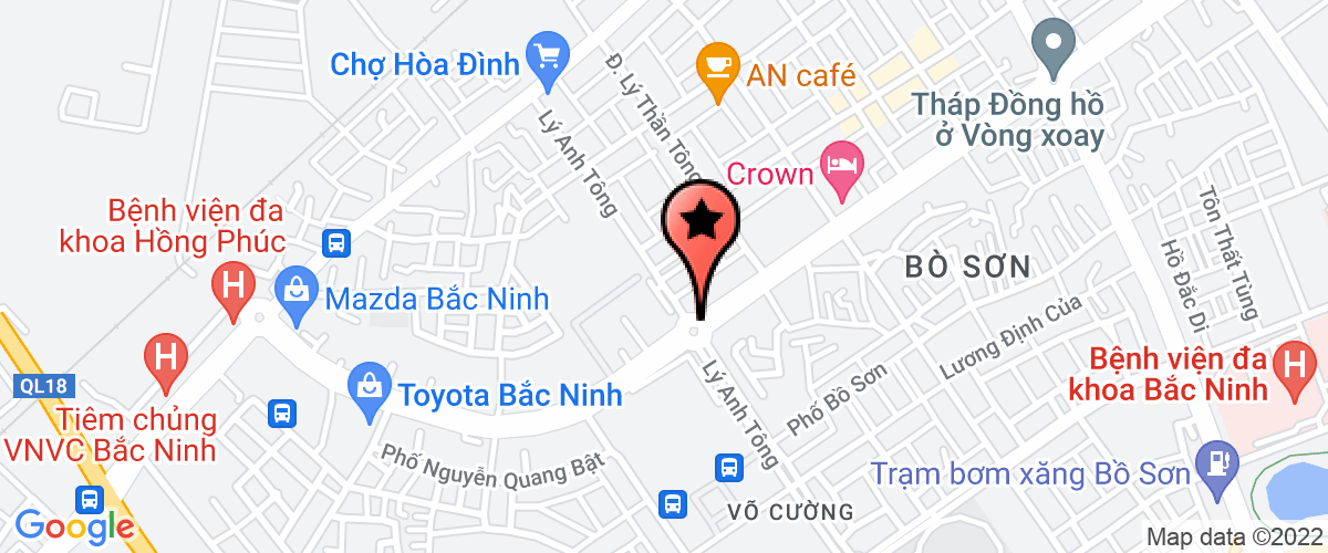 Bản đồ đến địa chỉ Công Ty Sản Xuất Và Thương Mại Đại Thuỷ � (Tnhh)