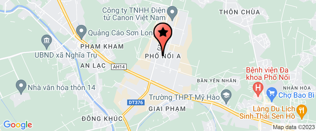 Bản đồ đến địa chỉ Công ty TNHH sản xuất và thương mại A Sung