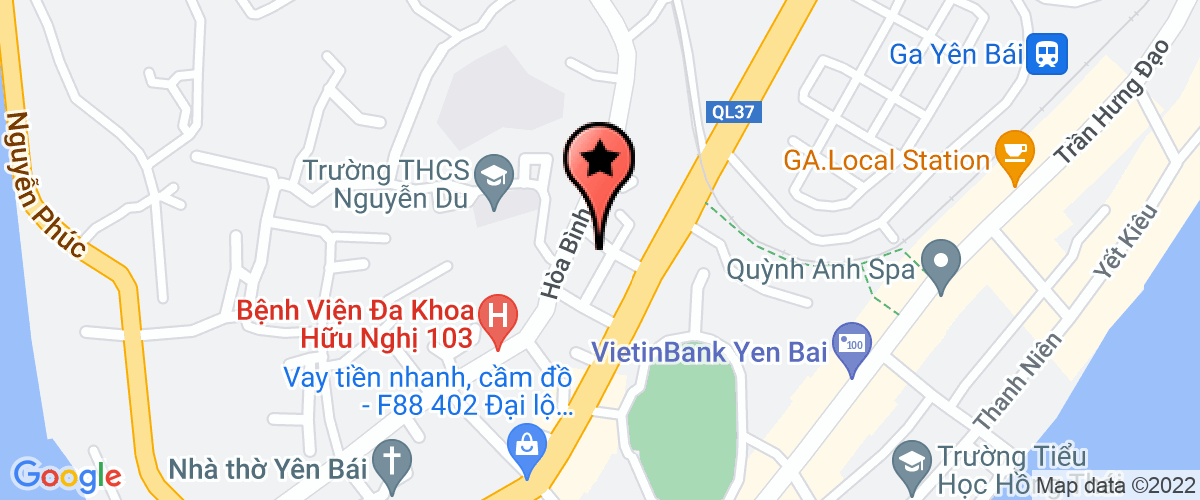 Bản đồ đến địa chỉ Công Ty TNHH Tư Vấn Xây Dựng Yên Bái