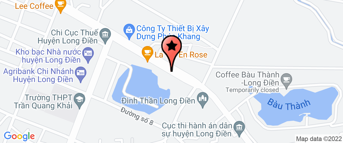 Bản đồ đến địa chỉ Chi cục thi hành án dân sự huyện Long Điền