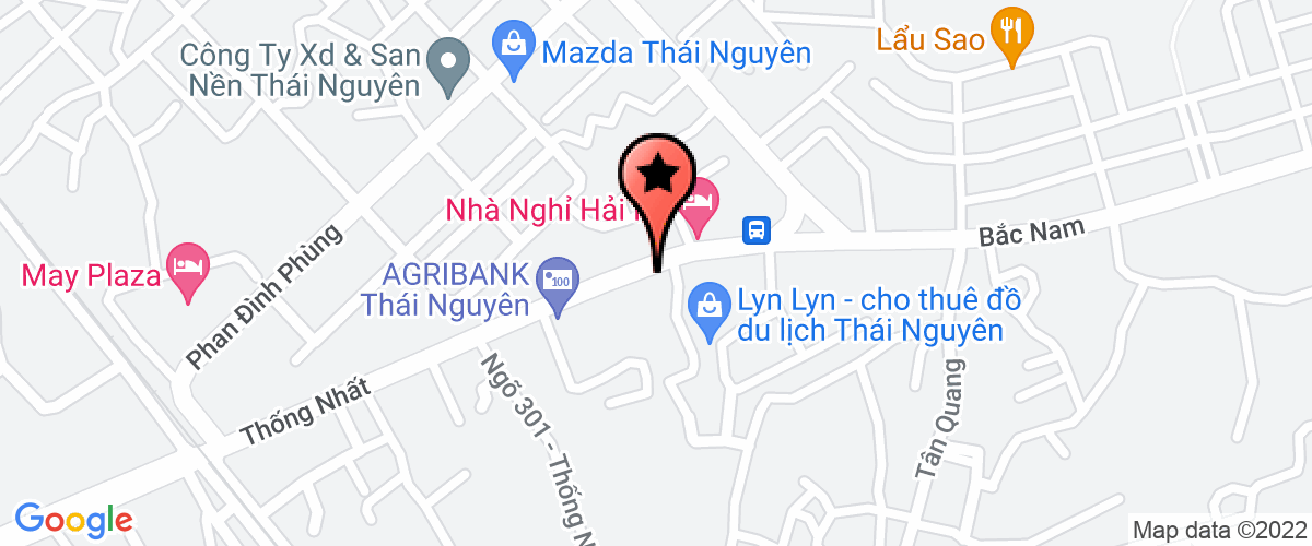 Bản đồ đến địa chỉ Chi Nhánh Công Ty Cổ Phần ắc Quy Tia Sáng Tại Thái Nguyên