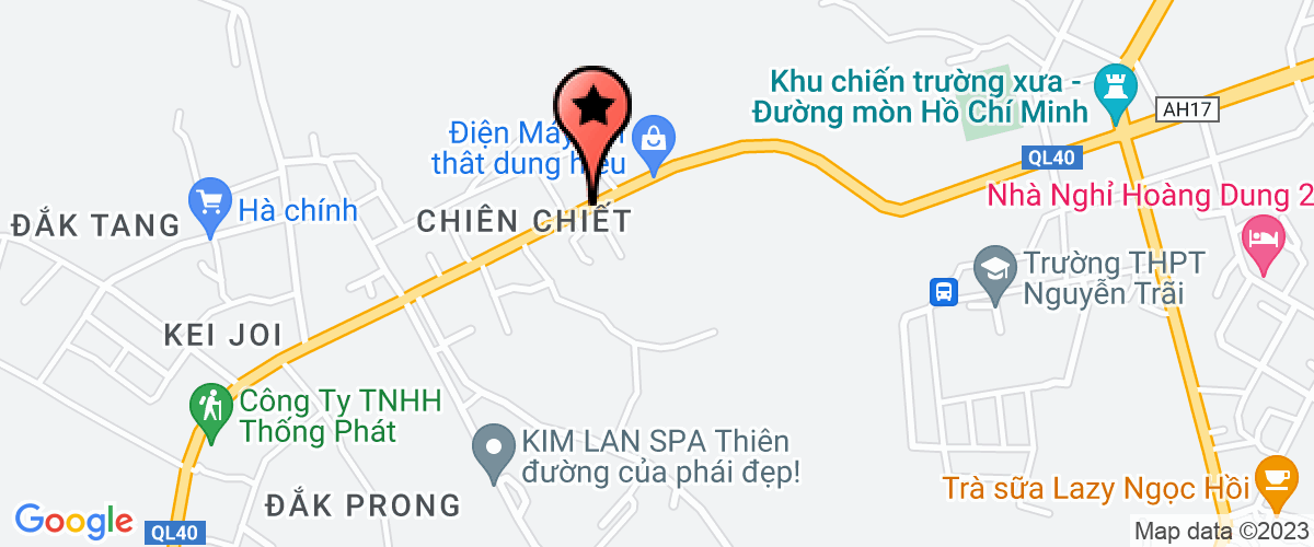 Bản đồ đến địa chỉ Văn Phòng Đại Diện Công Ty TNHH Tm - Dv Dương Châu Tại Ngọc Hồi