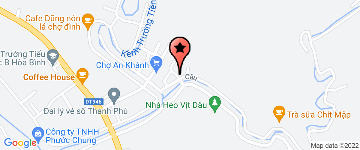 Bản đồ đến địa chỉ Công ty TNHH thương mại - xây dựng xuất nhập khẩu Hữu Phong Sương