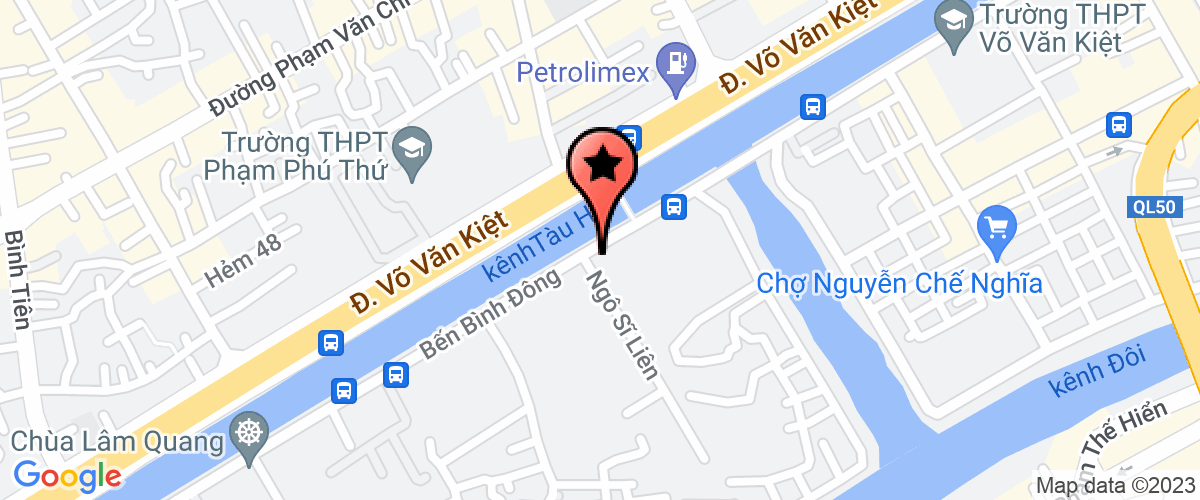 Bản đồ đến địa chỉ Cty Bột Mì Bình Đông