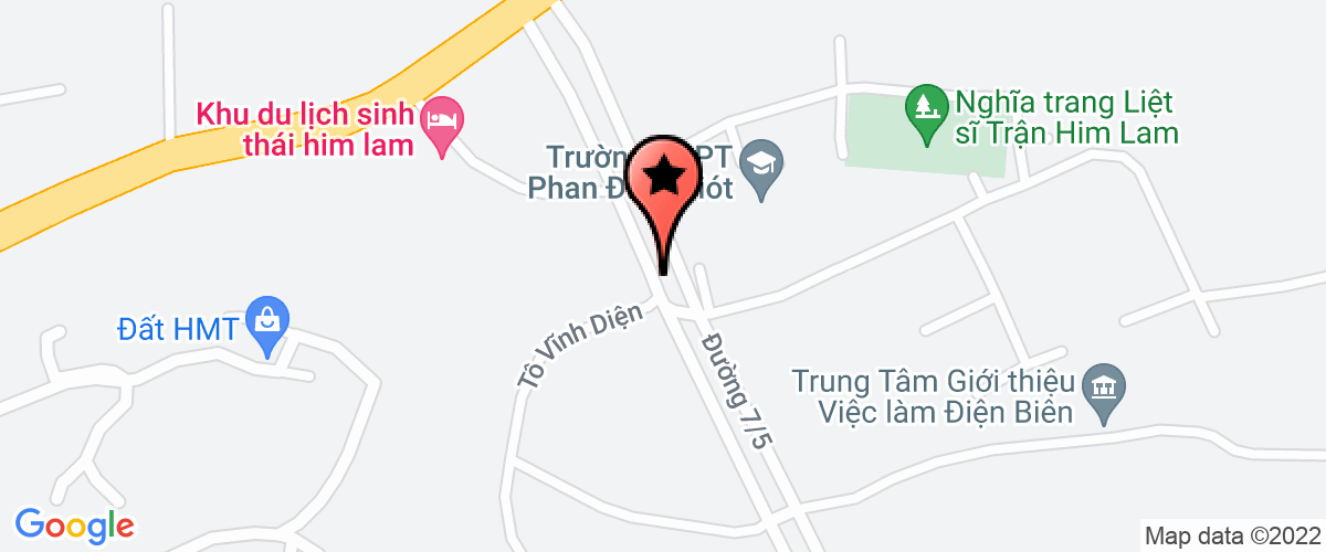 Bản đồ đến địa chỉ Công Ty Cổ Phần Cơ Khí Nông Nghiệp Và Xây Dựng Điện Biên