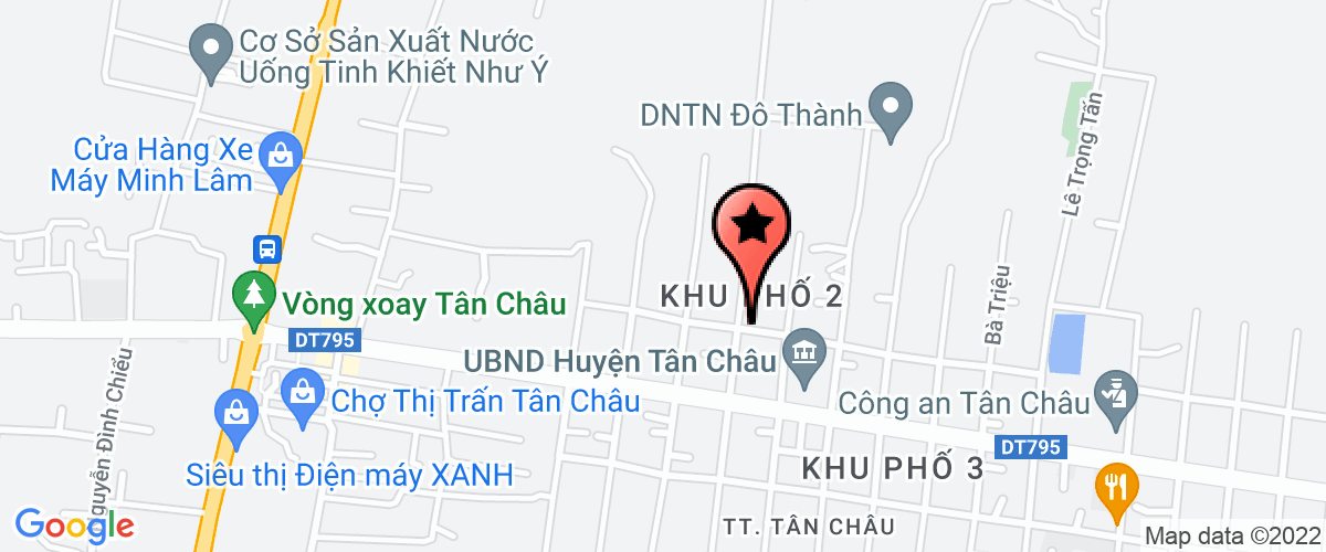 Bản đồ đến địa chỉ Trường Tiểu học Thị Trấn Tân Châu A