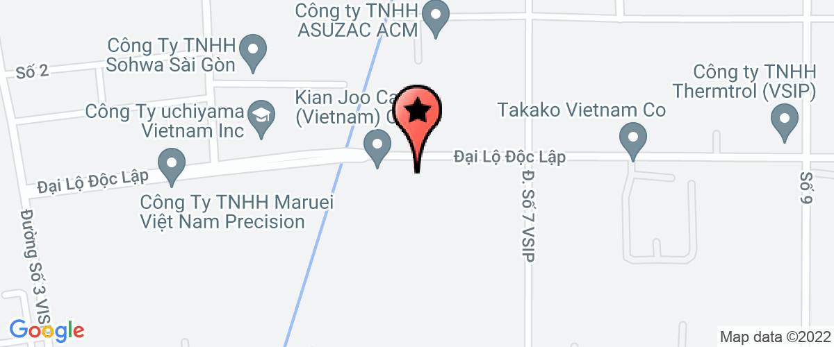 Bản đồ đến địa chỉ CTy TNHH SINWAH APPAREL (Việt Nam)