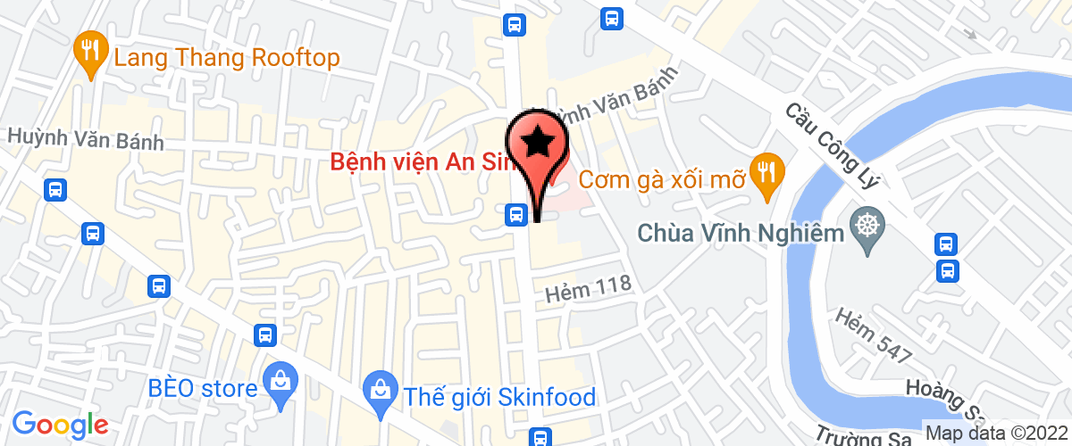 Bản đồ đến địa chỉ Công Ty Trách Nhiệm Hữu Hạn Thương Mại Unimart