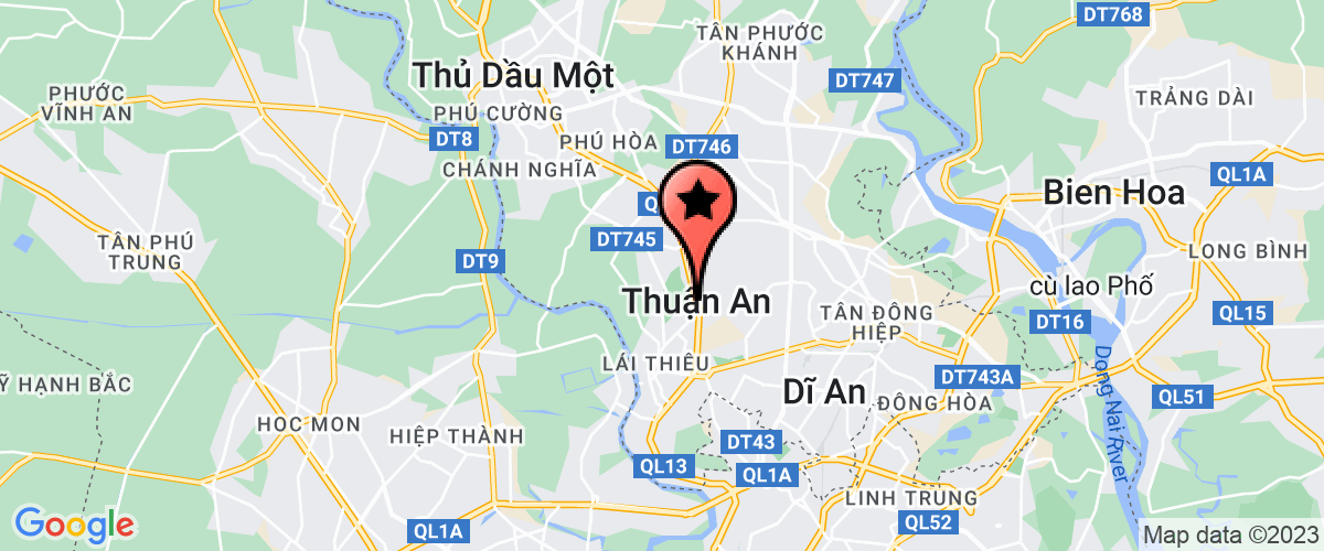 Bản đồ đến địa chỉ Công Ty TNHH Thương Mại Dịch Vụ Gỗ Hưng Hoàng Phát