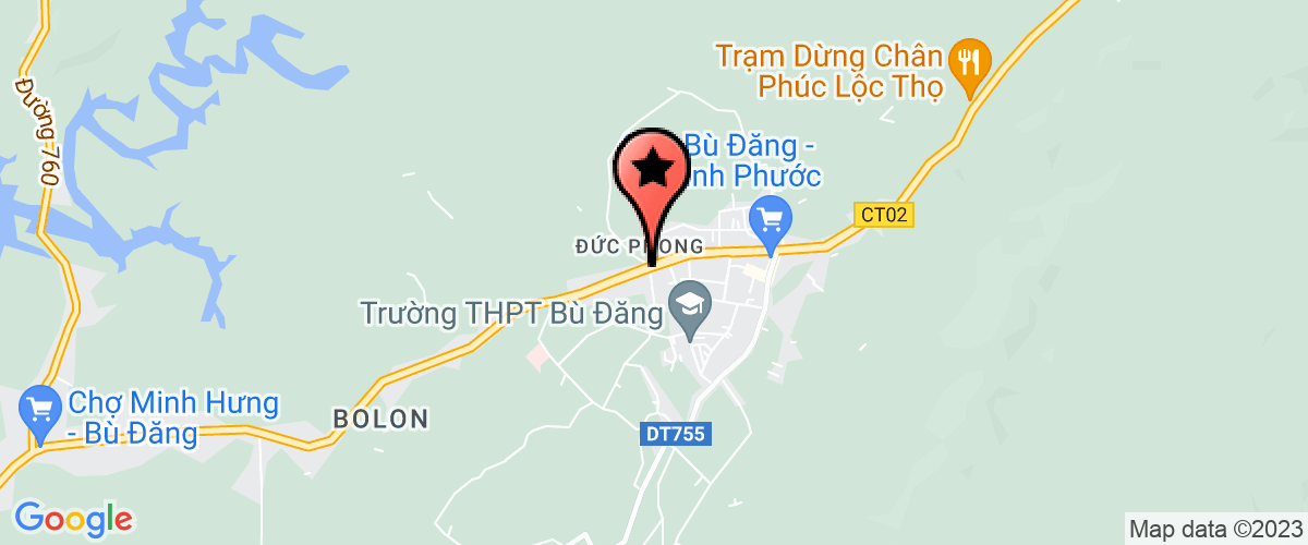 Bản đồ đến địa chỉ Phòng tài nguyên và môi trường Bù Đăng