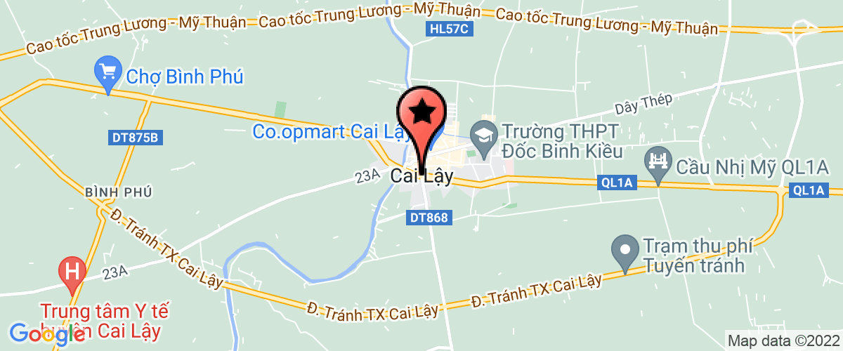 Bản đồ đến địa chỉ Công Ty TNHH Một Thành Viên Thương Mại Dịch Vụ Tư Vấn Thiết Kế Cơ Khí Xây Dựng Phú Vinh