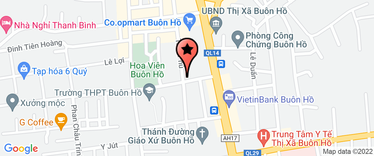 Bản đồ đến địa chỉ Công Ty TNHH Bảo Vân Đắk Lắk