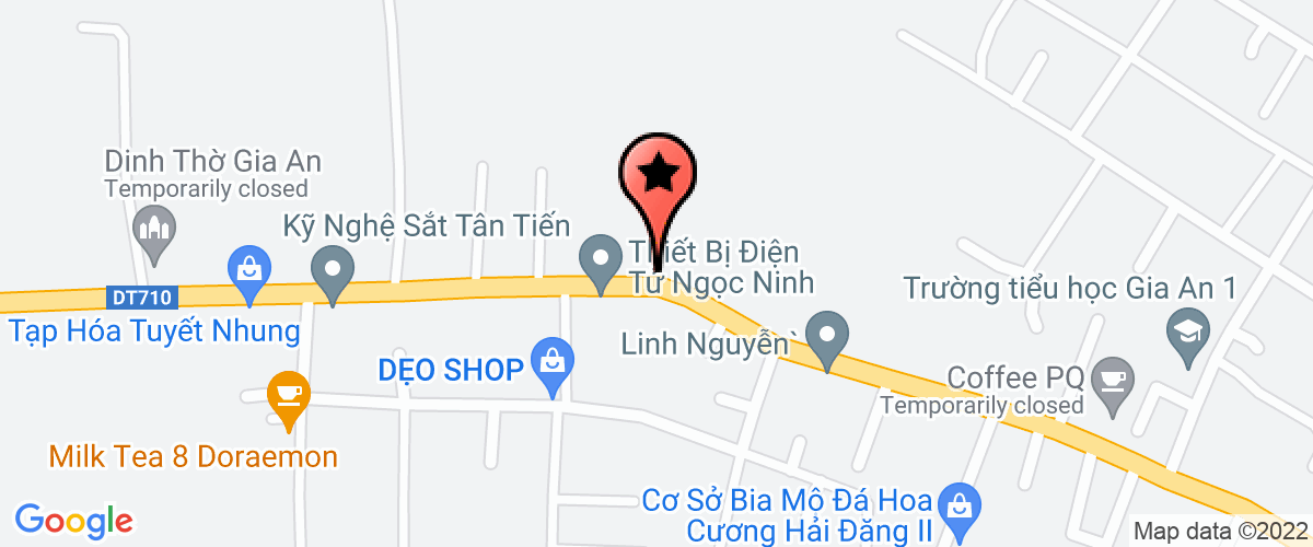 Bản đồ đến địa chỉ Công Ty Trách Nhiệm Hữu Hạn Thương Mại Tổng Hợp Huỳnh Gia Phát