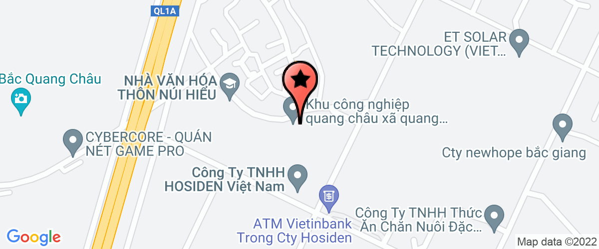 Bản đồ đến địa chỉ Công ty Trách nhiệm hữu hạn linh kiện điện tử SANYO OPT Việt Nam