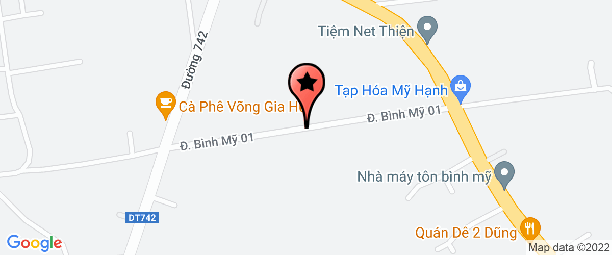 Bản đồ đến địa chỉ Công Ty TNHH Một Thành Viên Thương Mại Dịch Vụ Sản Xuất Gỗ Trần Hùng Cường