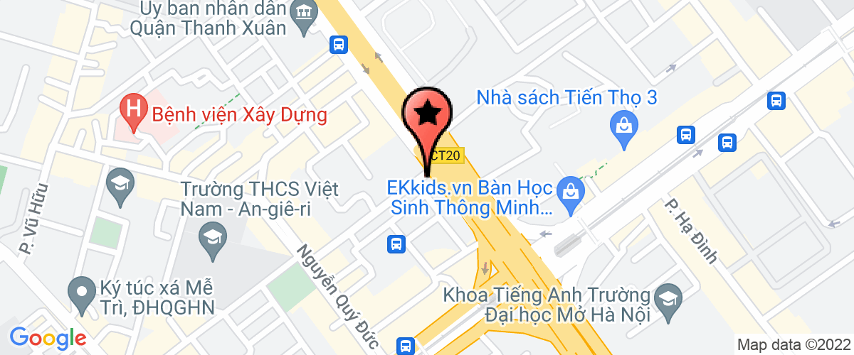 Bản đồ đến địa chỉ Công Ty TNHH Medlatec Thanh Xuân