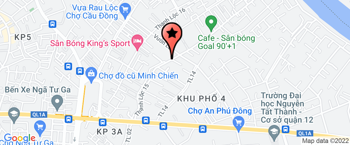 Bản đồ đến địa chỉ Công Ty TNHH Dịch Vụ Thương Mại Thái Minh Tâm