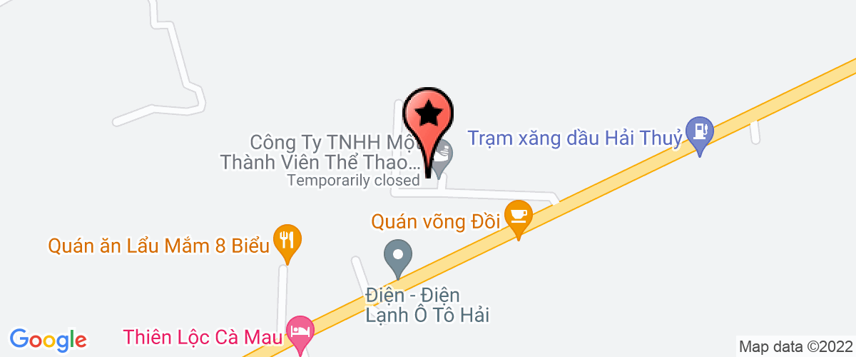 Bản đồ đến địa chỉ Công Ty TNHH Một Thành Viên Thể Thao Nhất Linh Cà Mau