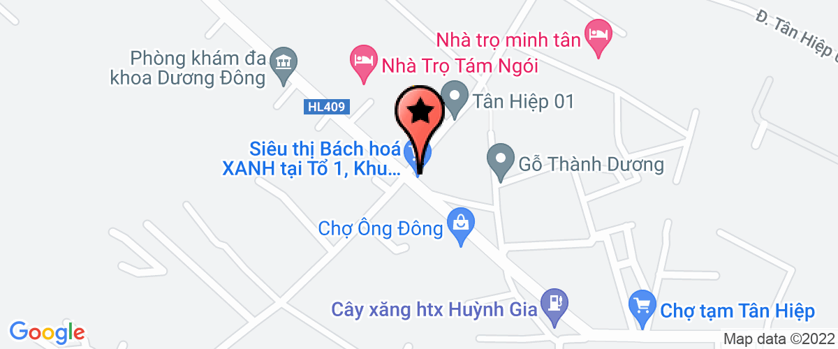 Bản đồ đến địa chỉ Công Ty TNHH Một Thành Viên Nhà Hàng Tiệc Cưới Tình Duyên Quán