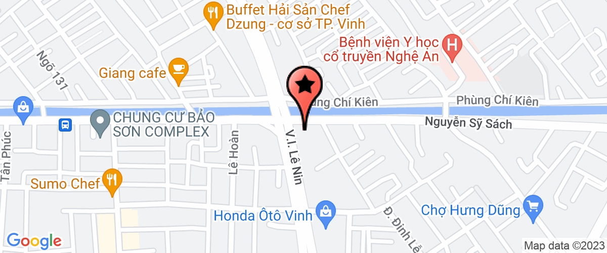 Bản đồ đến địa chỉ Chi Nhánh Công Ty CP Dược Hậu Giang Tại Nghệ An