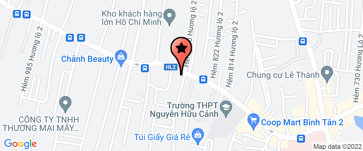Bản đồ đến địa chỉ Chi Nhánh Công Ty TNHH Một Thành Viên Cơ Khí Thương Mại Thái Hưng