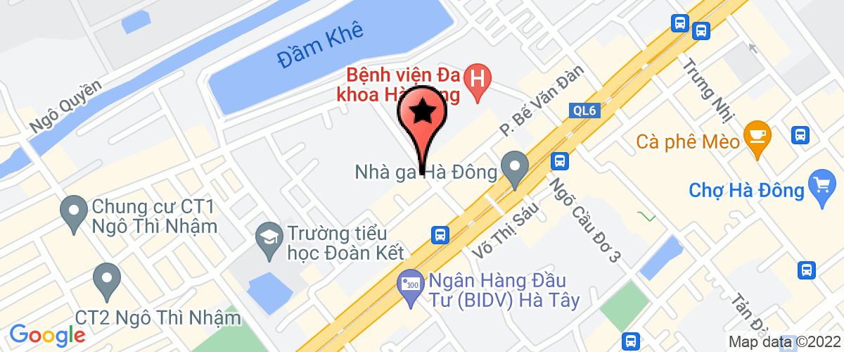 Bản đồ đến địa chỉ Văn Phòng Đại Diện Tổng Công Ty Xây Dựng Công Trình Giao Thông 5 - Ctcp Tại Thành Phố Hà Nội