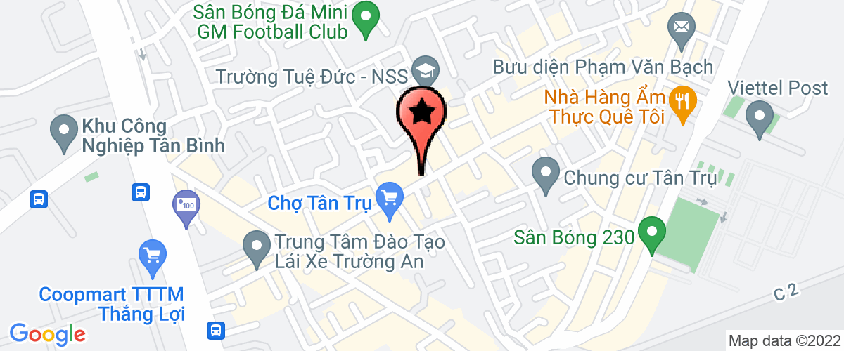 Bản đồ đến địa chỉ Công Ty TNHH Dịch Vụ Internet Cáp Quang 61c