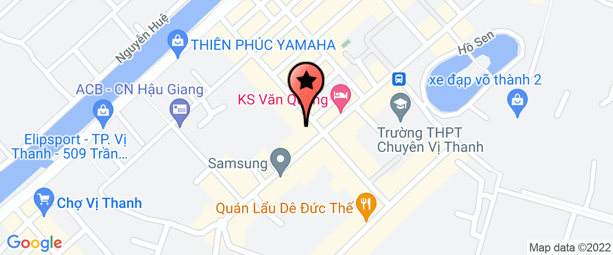 Bản đồ đến địa chỉ Chi Nhánh Công Ty TNHH Thương Mại Và Dịch Vụ Vinpro Tại Hậu Giang