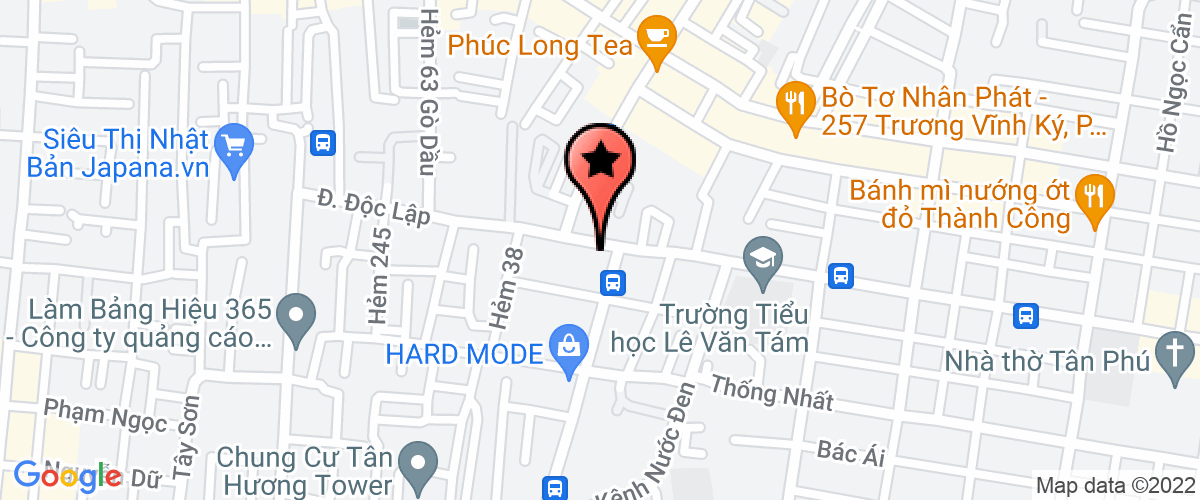 Bản đồ đến địa chỉ Công Ty Cổ Phần Thương Mại Xuất Nhập Khẩu Đài Hoa