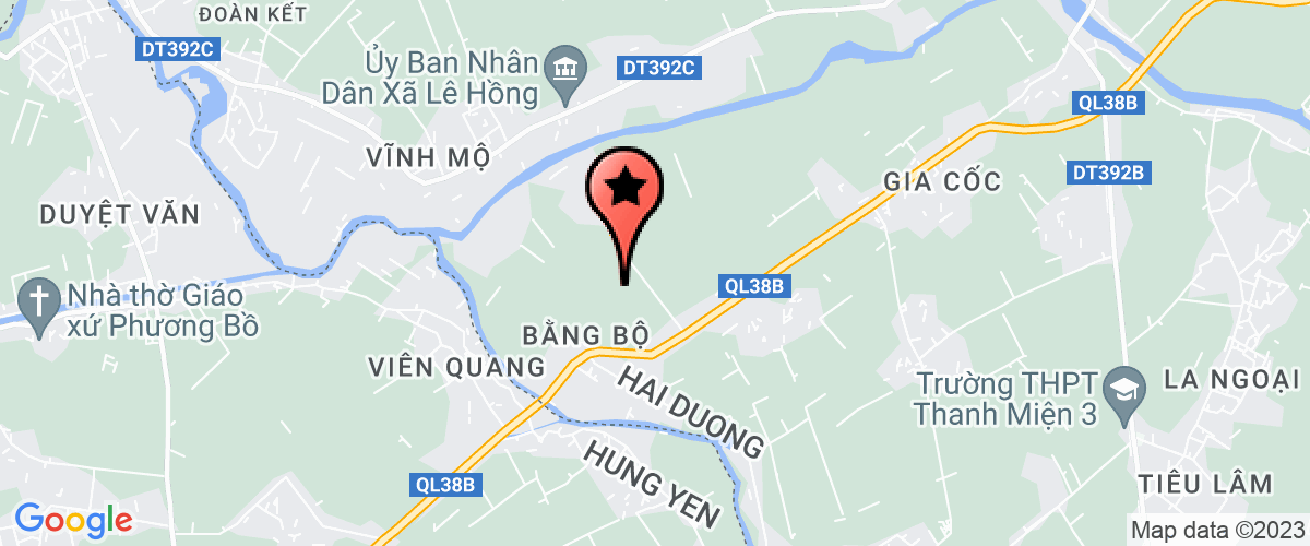 Bản đồ đến địa chỉ UBND xã Cao Thắng