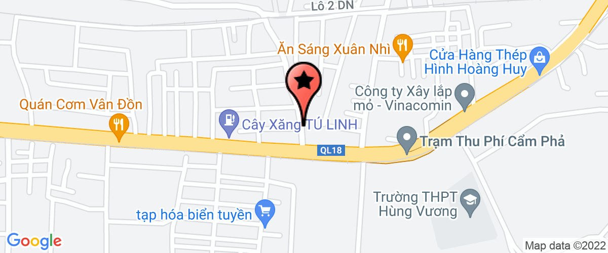 Bản đồ đến địa chỉ Công Ty TNHH Một Thành Viên Vận Tải Thủy Bộ Hương Hậu