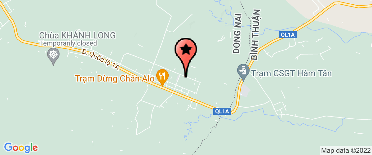 Bản đồ đến địa chỉ Công ty TNHH Hoa Bình Thuận
