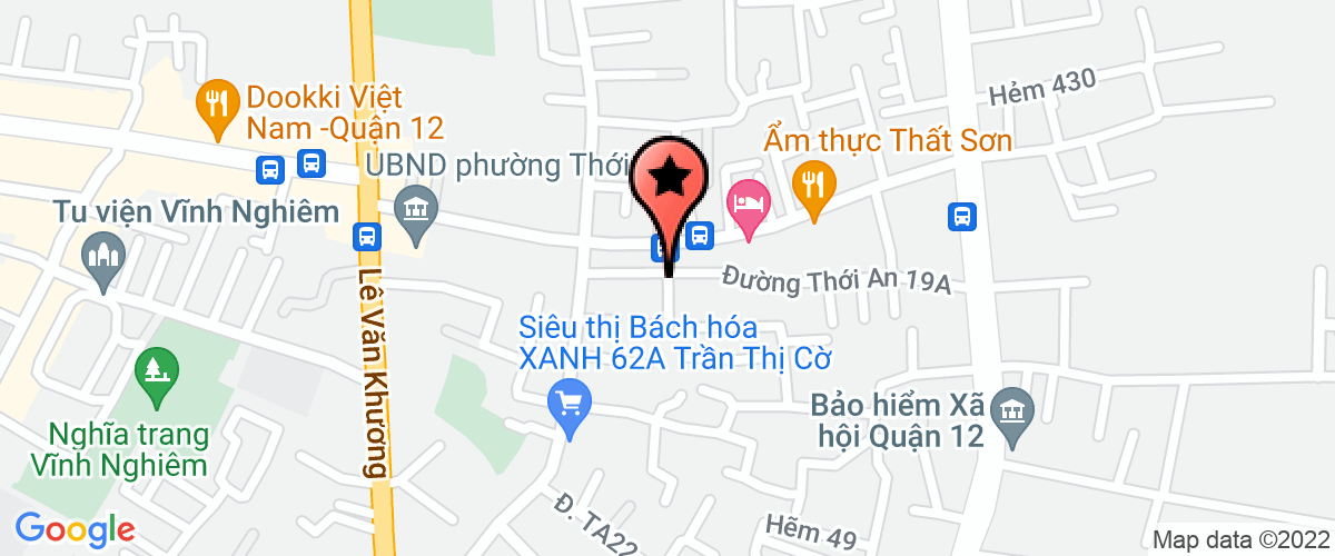 Bản đồ đến địa chỉ Công Ty TNHH Tinh Bột Phúc Thắng Tây Ninh