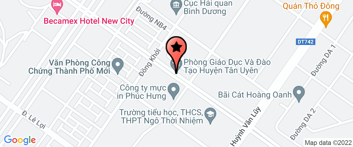 Bản đồ đến địa chỉ Văn Phòng Đại Diện Công Ty TNHH Đại Phú Thịnh