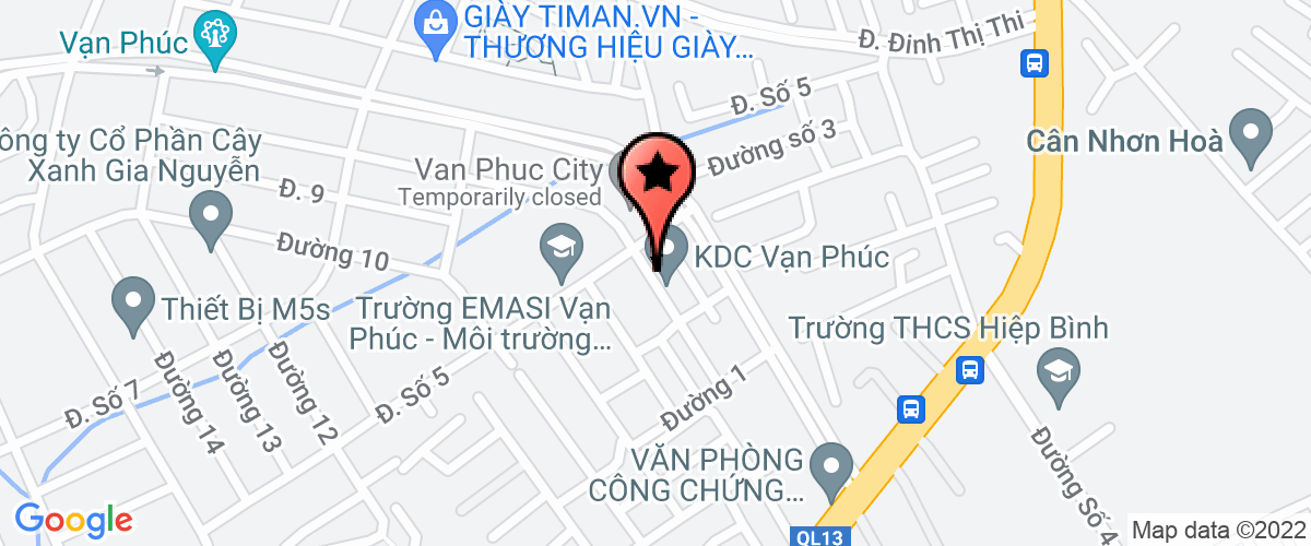 Bản đồ đến địa chỉ Công Ty Cổ Phần Đầu Tư Xây Dựng Và Sản Xuất Gạch Việt Mỹ
