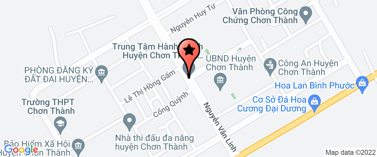 Bản đồ đến địa chỉ Công Ty TNHH In - Quảng Cáo Chơn Thành