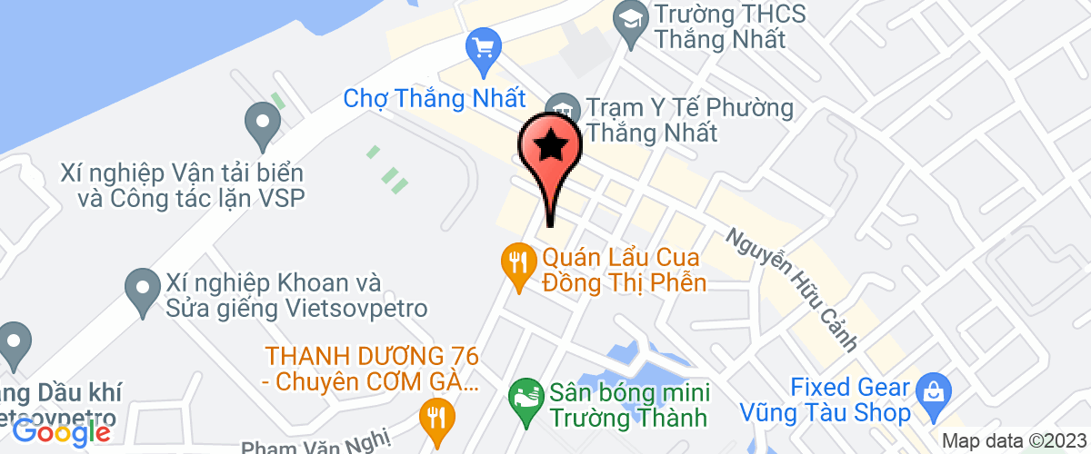 Bản đồ đến địa chỉ Công Ty Trách Nhiệm Hữu Hạn Thương Mại - Dịch Vụ - Công Nghệ Thành Vũ