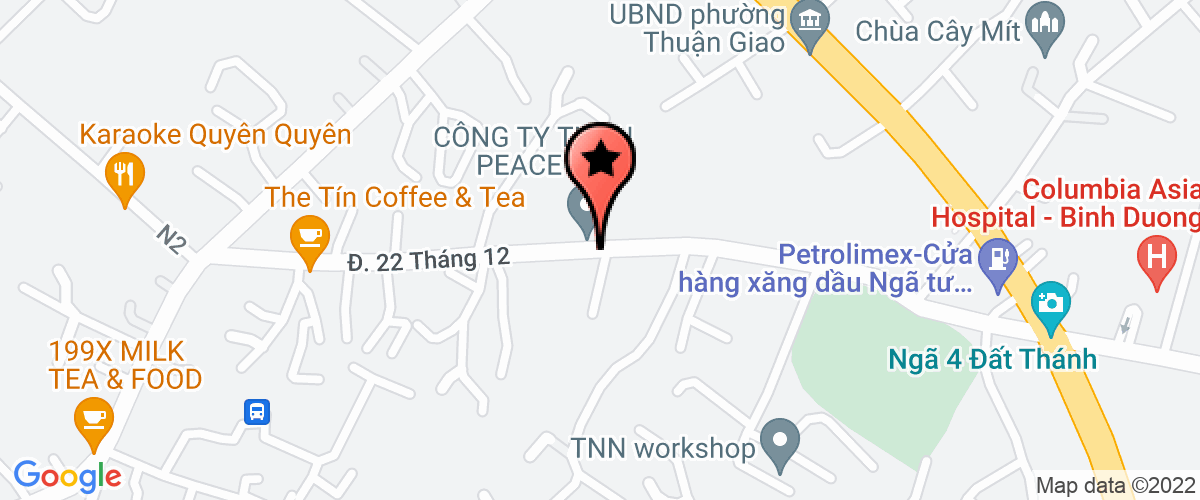 Bản đồ đến địa chỉ Công Ty TNHH Yao Zhong Wang