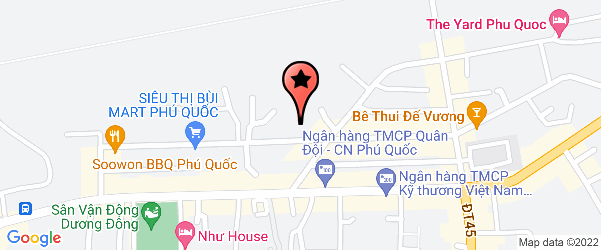 Bản đồ đến địa chỉ Công Ty TNHH Du Lịch Lữ Hành Biển Vàng Phú Quốc
