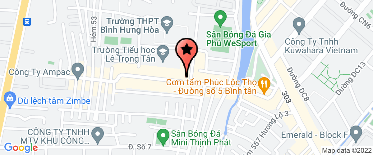 Bản đồ đến địa chỉ Công Ty Trách Nhiệm Hữu Hạn Top3