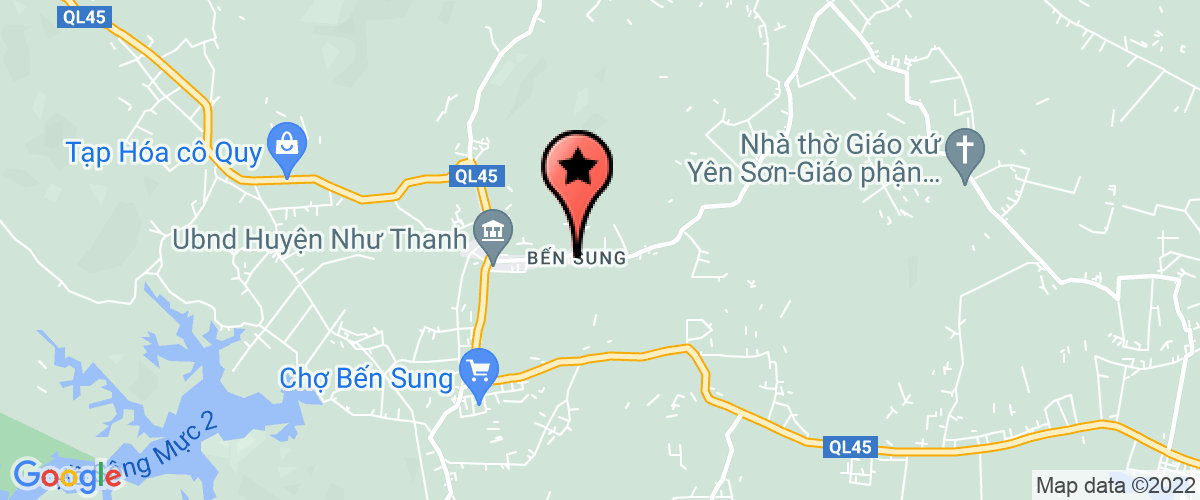Bản đồ đến địa chỉ UBND Thị trấn Bến Sung