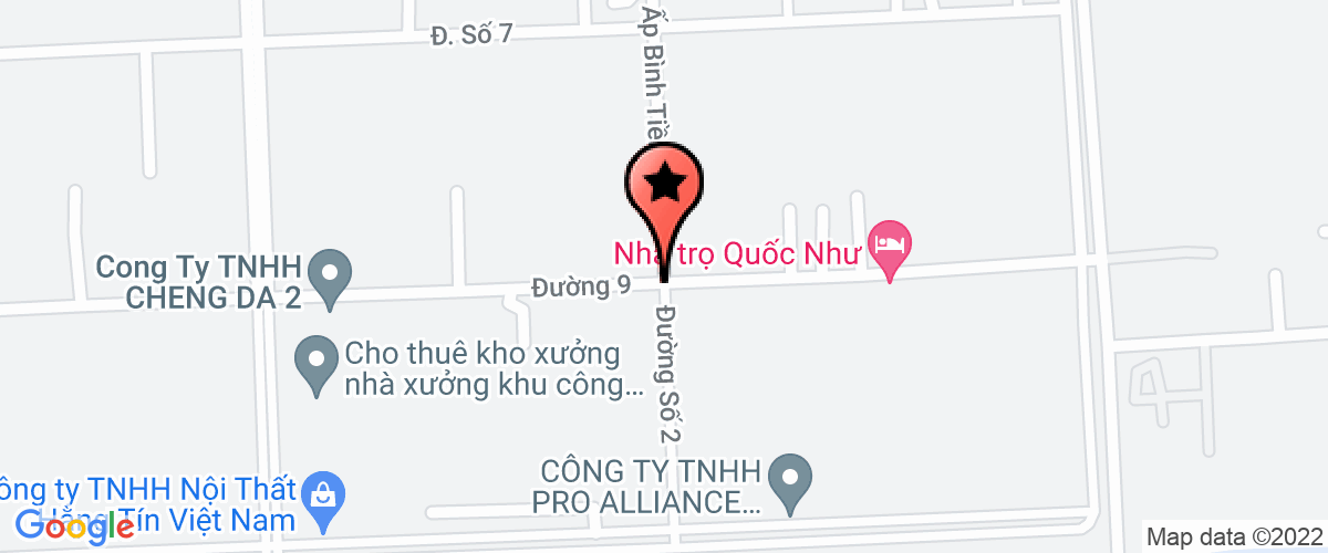 Bản đồ đến địa chỉ Công Ty TNHH Kỹ Nghệ Thực Phẩm Fuvi La