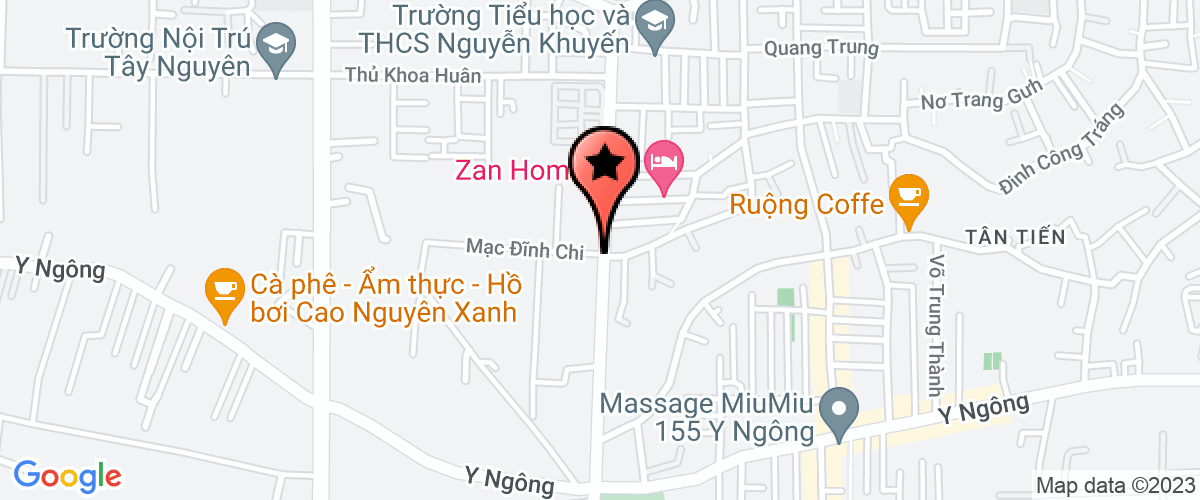 Bản đồ đến địa chỉ Chi nhánh Công ty TNHH LOTTERIA Việt Nam tại tỉnh Đăk Lăk