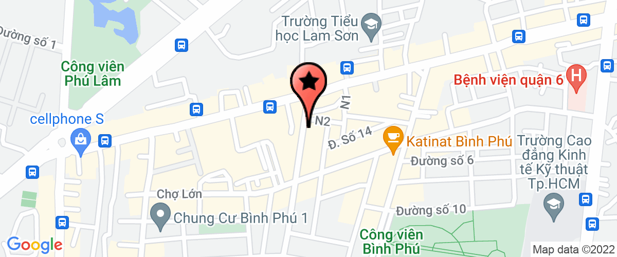 Bản đồ đến địa chỉ Công Ty Trách Nhiệm Hữu Hạn Nguyên Phụ Liệu Phục Trang Hoa Việt