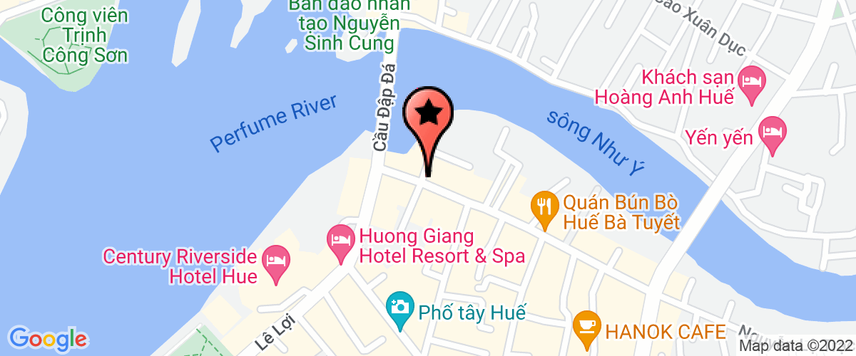 Bản đồ đến địa chỉ Công Ty TNHH Phố Bên Sông Huế