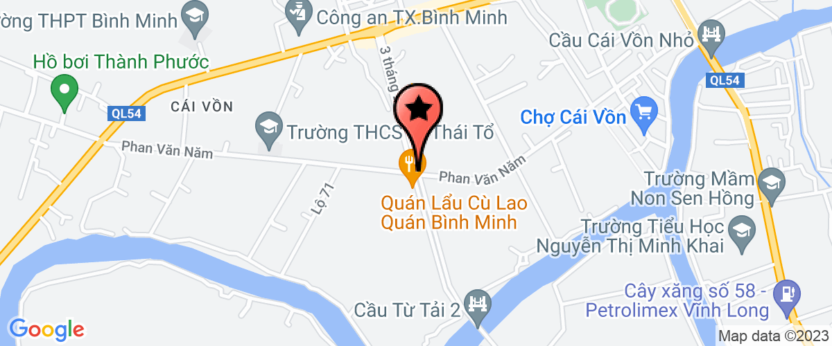 Bản đồ đến địa chỉ Công Ty TNHH Tư Vấn Xây Dựng Hiệp Lực - Chi Nhánh Bình Minh