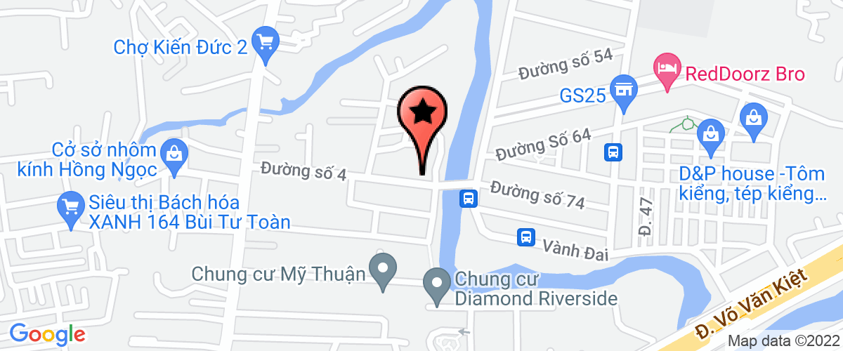 Bản đồ đến địa chỉ Công Ty TNHH Đầu Tư Xây Dựng Và Phát Triển Dự Án Tiến Hồng Hà