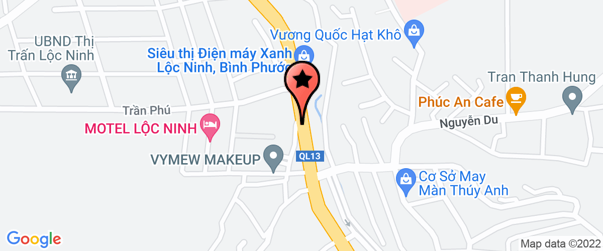 Bản đồ đến địa chỉ Văn Phòng Huyện uỷ Lộc Ninh