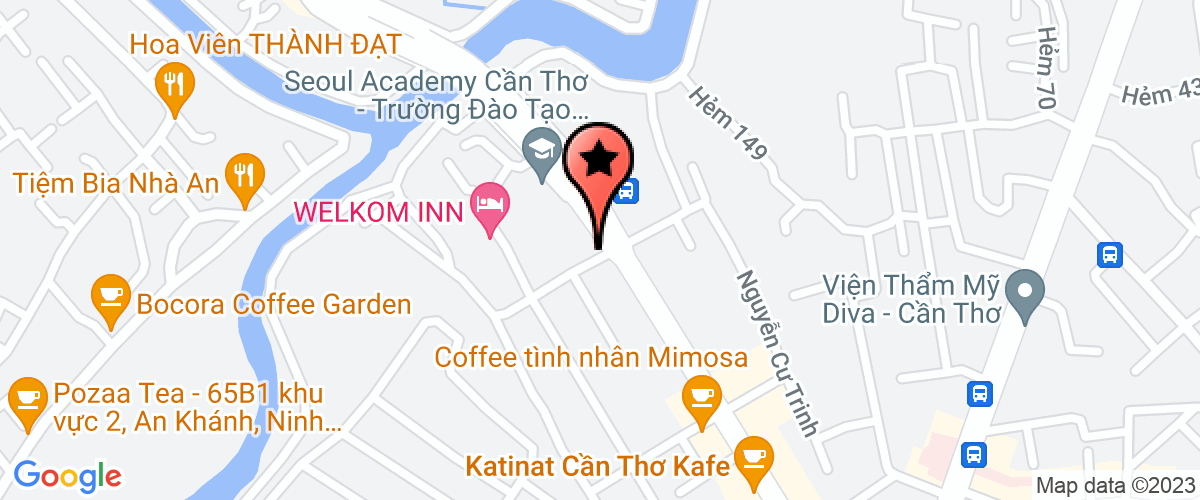 Bản đồ đến địa chỉ Công Ty TNHH Một Thành Viên Xăng Dầu Vân Anh - Chi Nhánh Cần Thơ